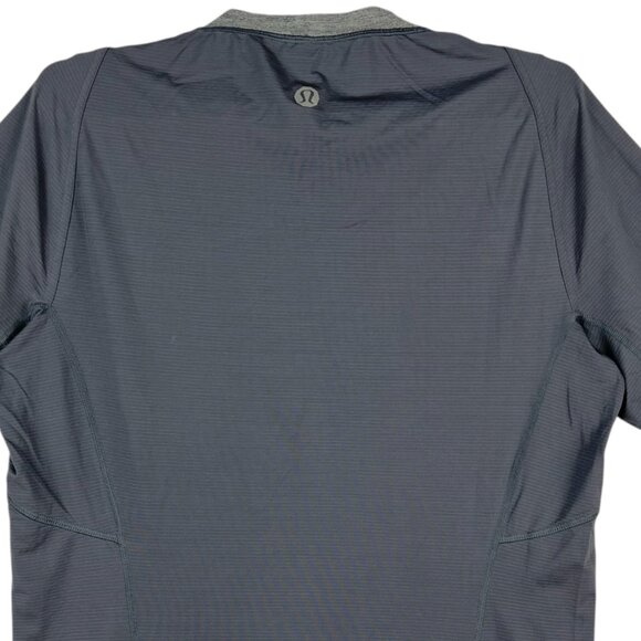 Lululemon Men's Performance Workout Short Sleeve Dark Grey T-Shirt Size M - Picture 4 of 10